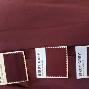 Burgundy Bridesmaid Dress